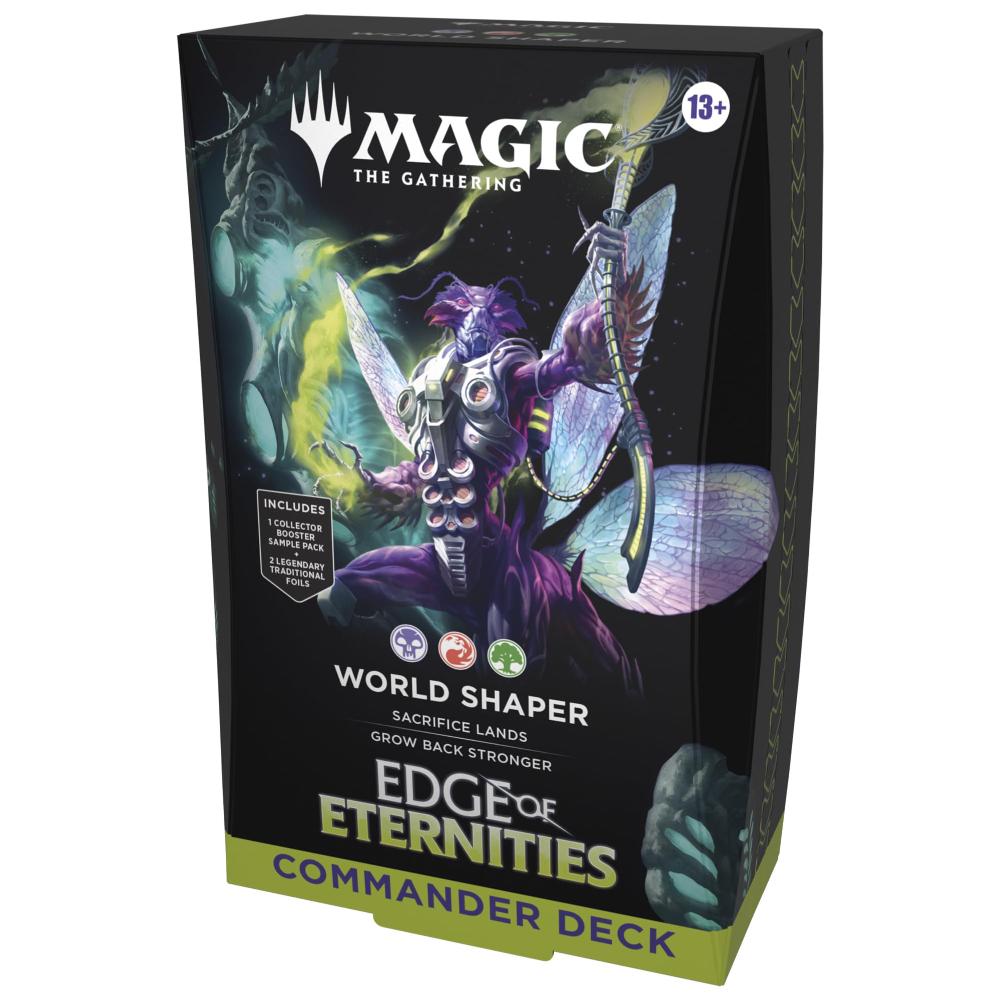 Magic: The Gathering Edge of Eternities World Shaper deck front for quick multiplayer games