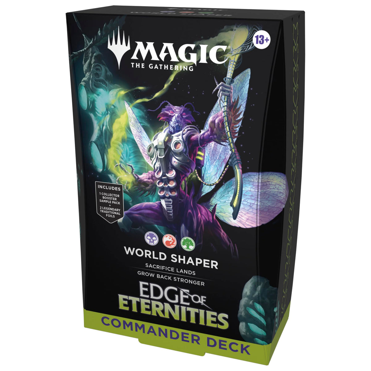 Magic: The Gathering Edge of Eternities World Shaper deck front for quick multiplayer games