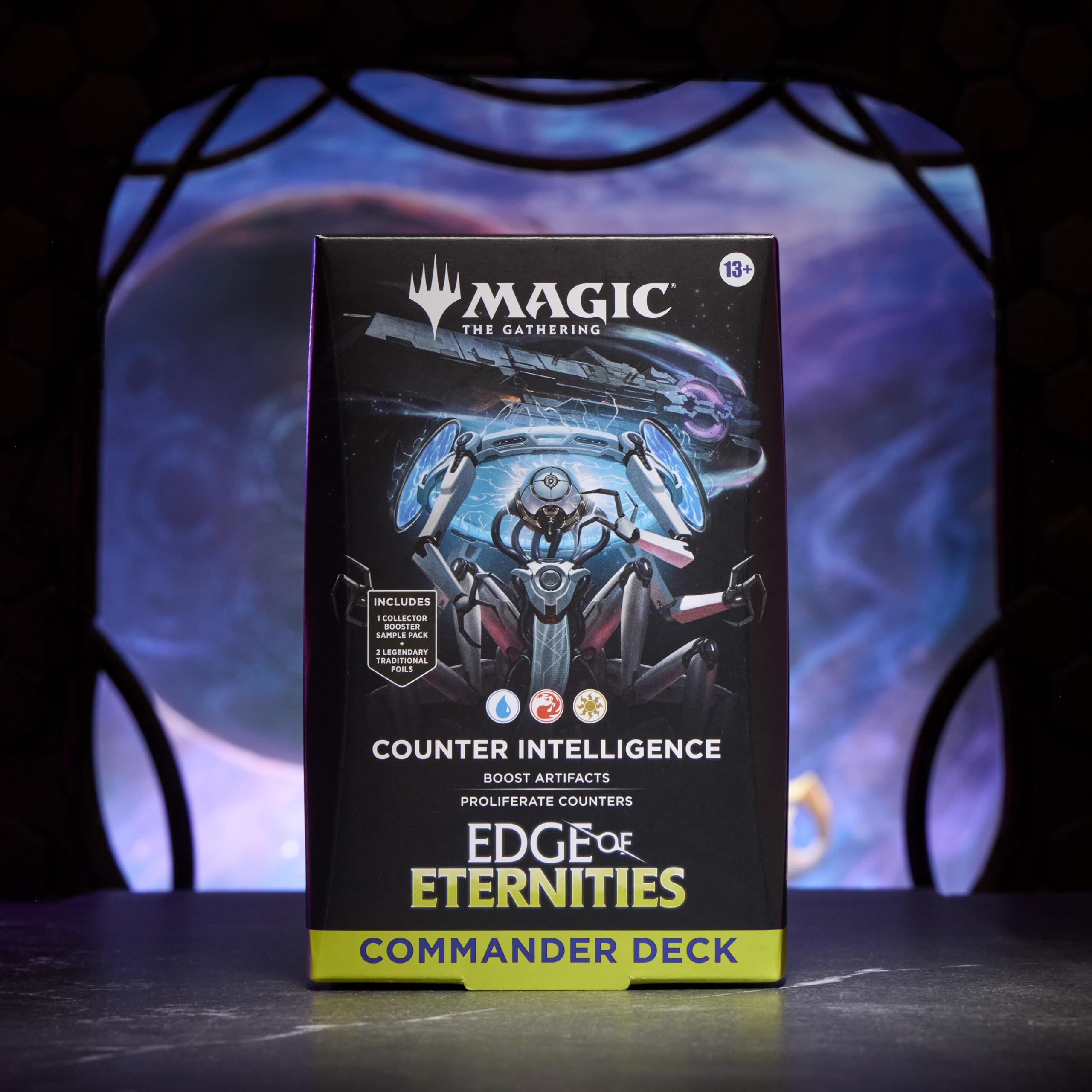 Magic: The Gathering Edge of Eternities borderless foil legends showcase vivid artwork