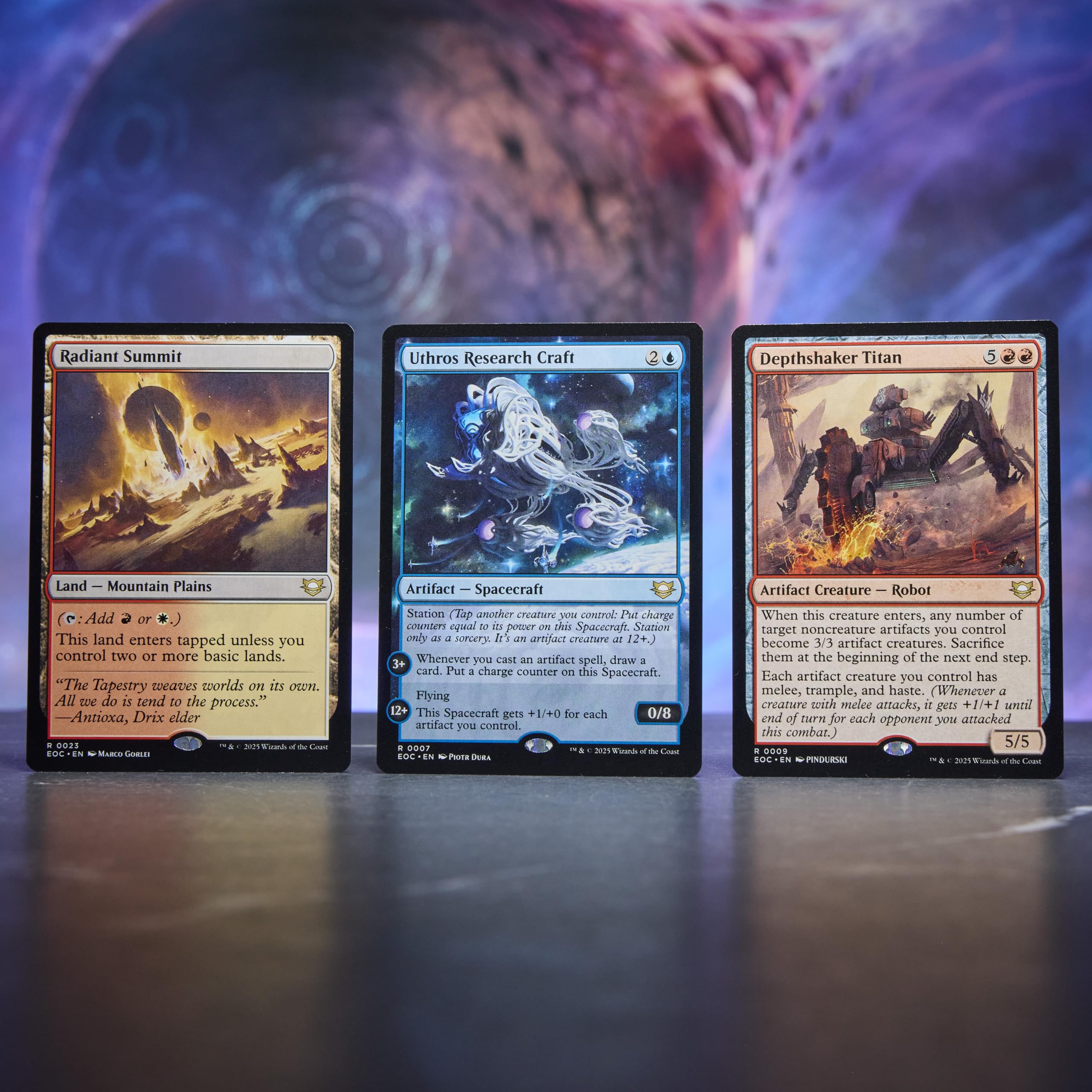 Magic: The Gathering Edge of Eternities Counter Intelligence strategy insert supports clear game planning.