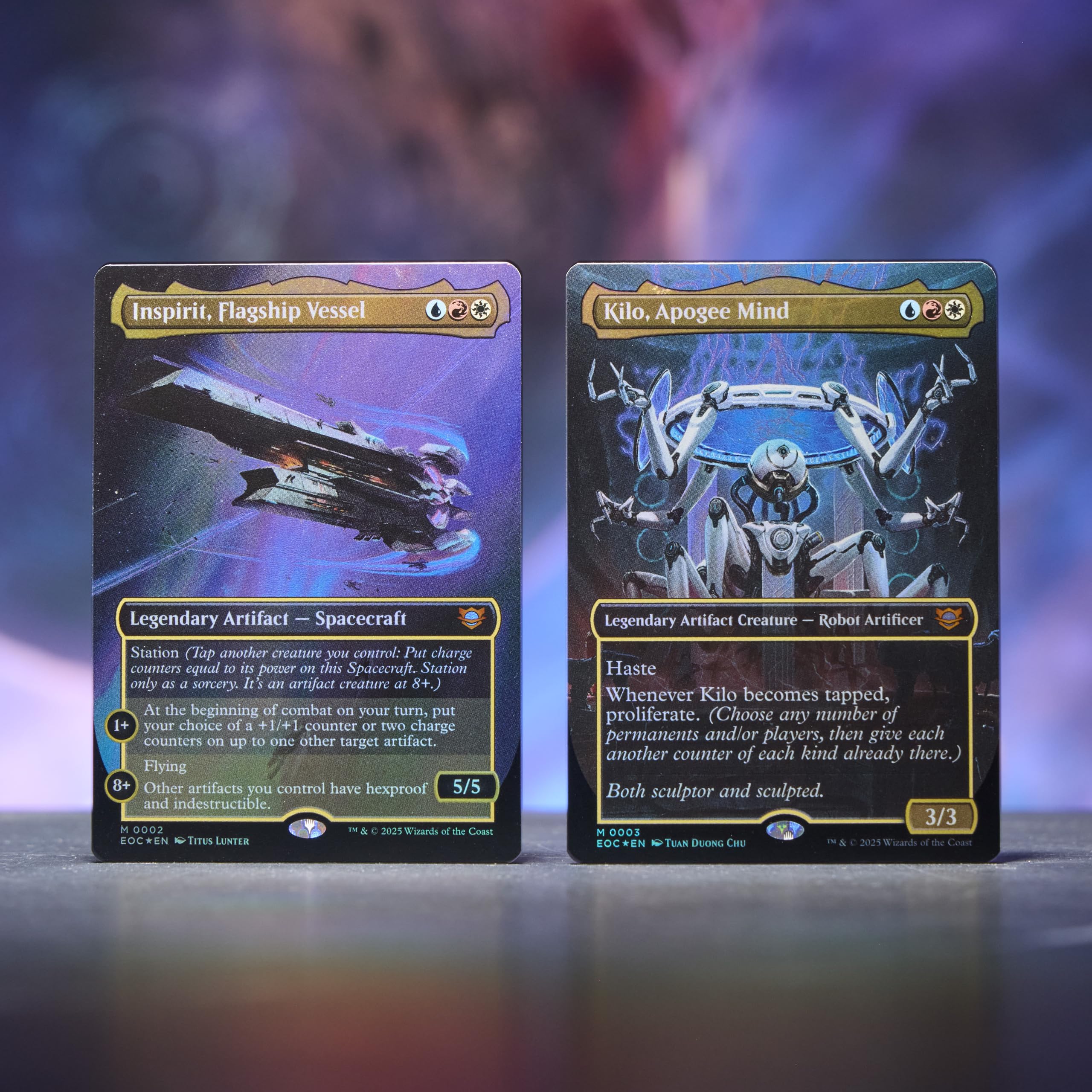 Magic: The Gathering Edge of Eternities Counter Intelligence tokens set aids quick battlefield planning.