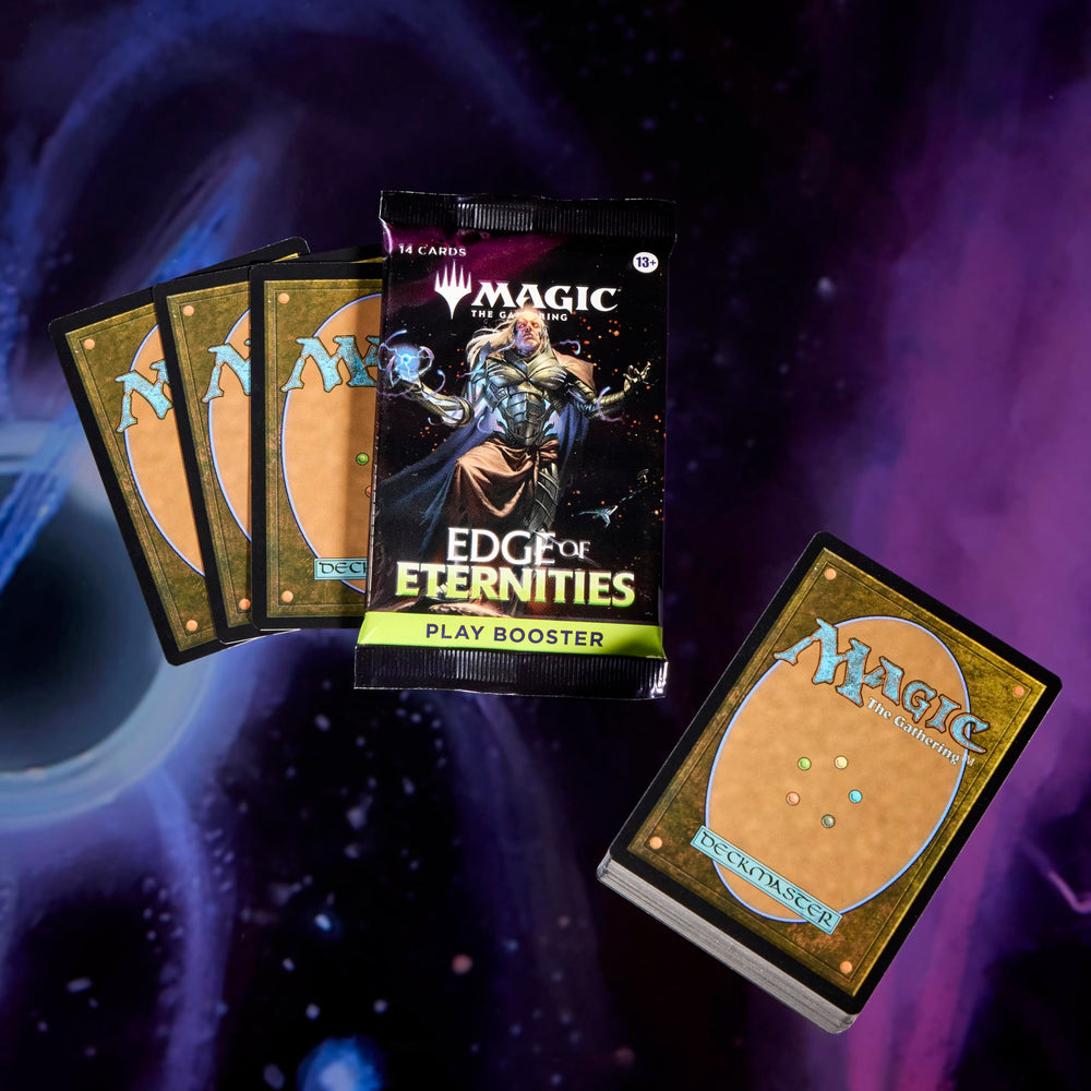 Magic: The Gathering Edge of Eternities traditional foil land in select packs.