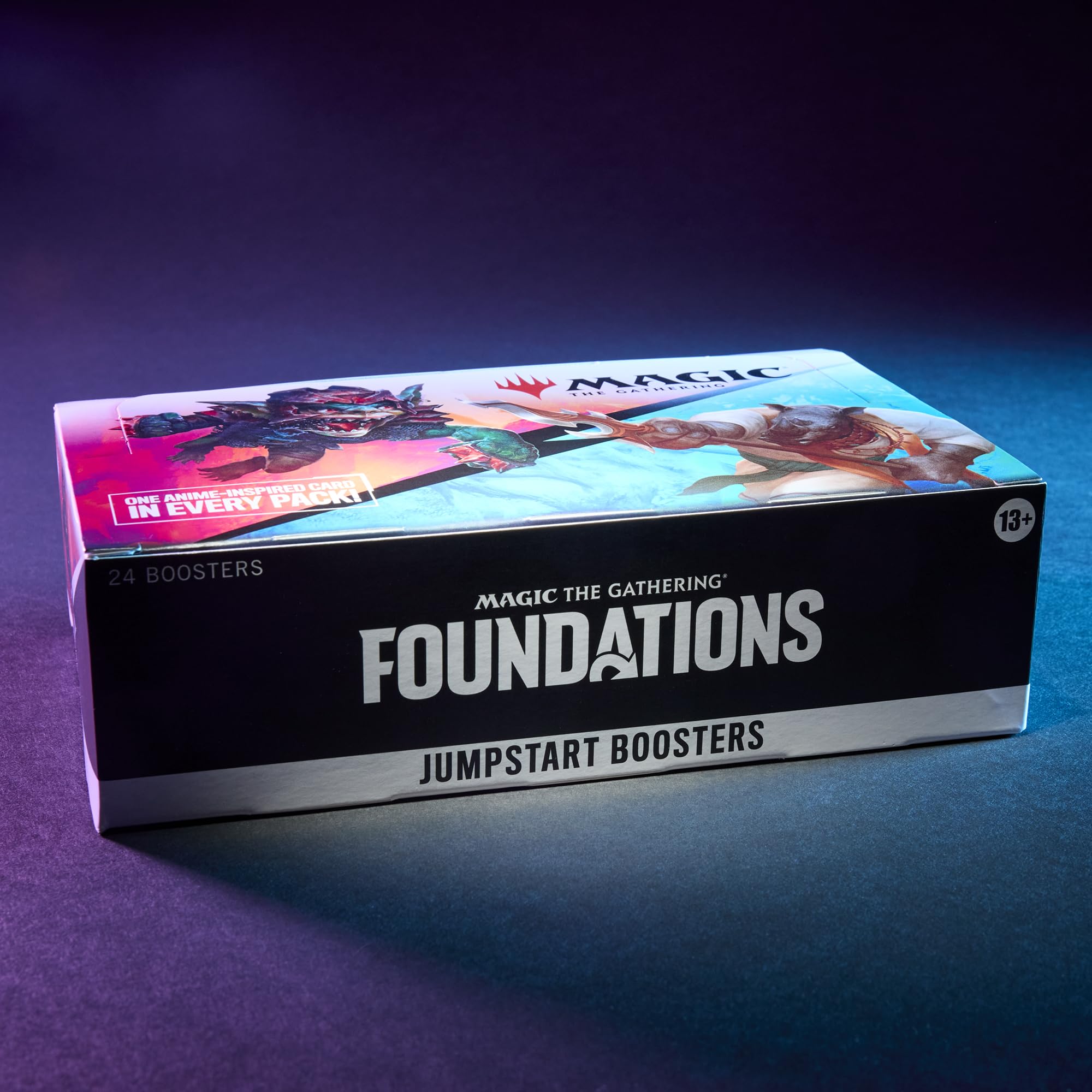 Magic Foundations Jumpstart box contains 24 boosters for fast play sessions.