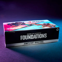 Magic Foundations Jumpstart box contains 24 boosters for fast play sessions.