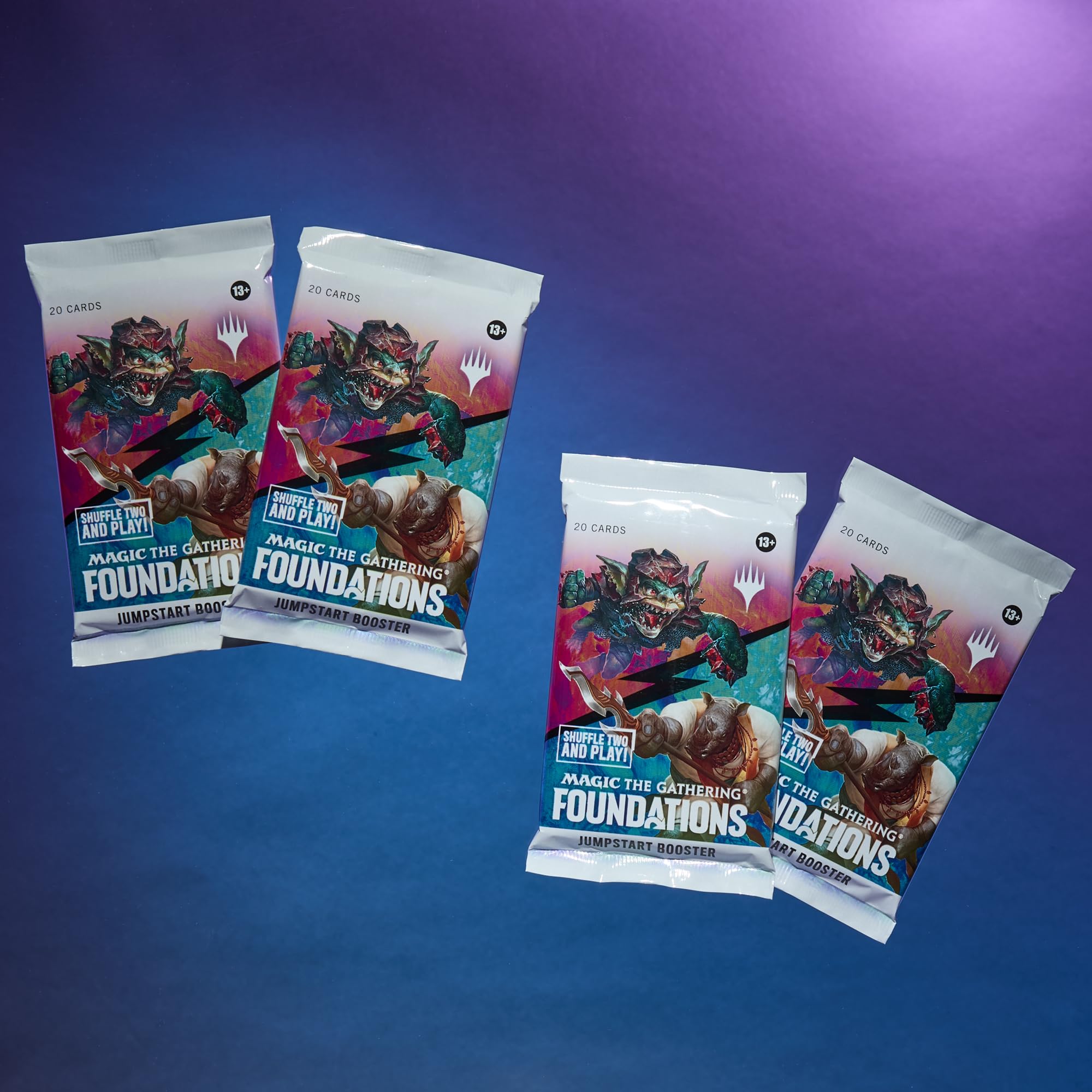Magic Foundations Jumpstart lands included for ready-to-play games.