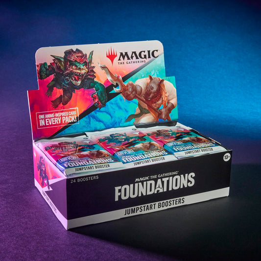 Magic Foundations Jumpstart pack art shows vibrant themes for mashups.