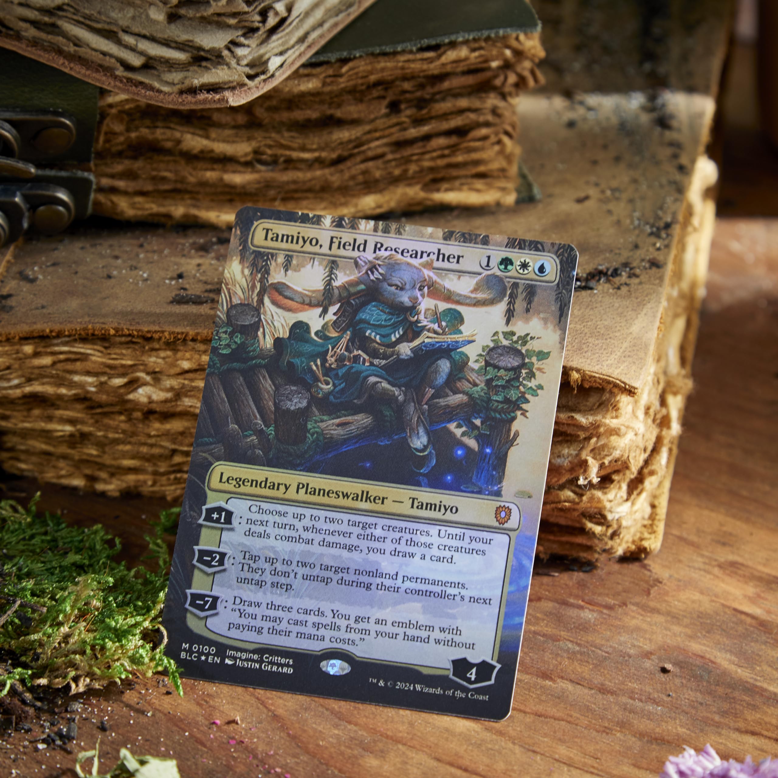 Magic: The Gathering Bloomburrow Peace Offering deck box for secure card storage.