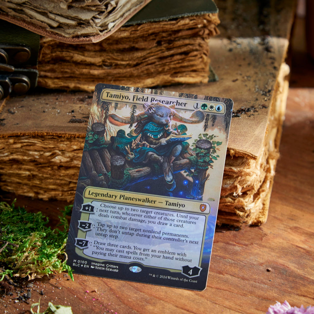 Magic: The Gathering Bloomburrow Peace Offering deck box for secure card storage.