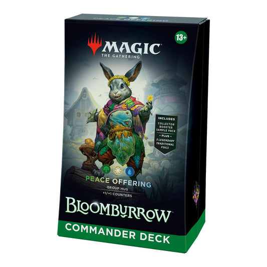 Magic: The Gathering Bloomburrow Peace Offering deck front, ready for multiplayer games.