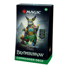 Magic: The Gathering Bloomburrow Peace Offering deck front, ready for multiplayer games.