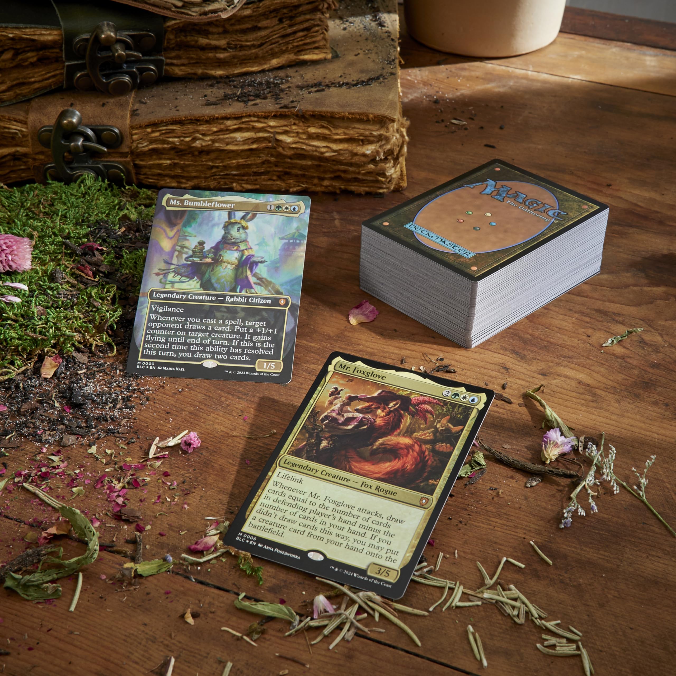 Magic: The Gathering Bloomburrow Peace Offering tokens set for quick battlefield setup.
