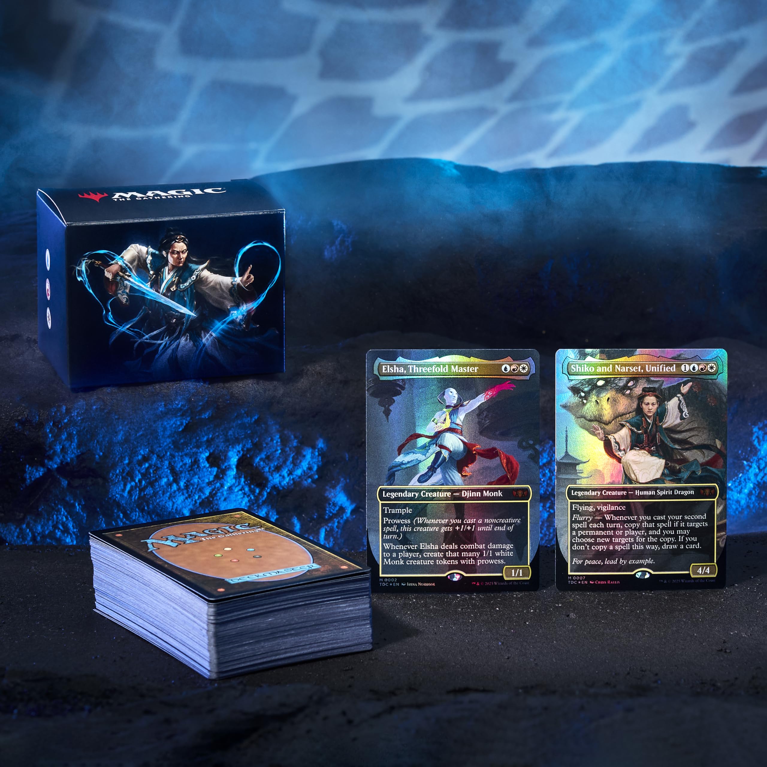 Magic: The Gathering Tarkir Dragonstorm Temur Roar deck—colorful Chaos and big plays.