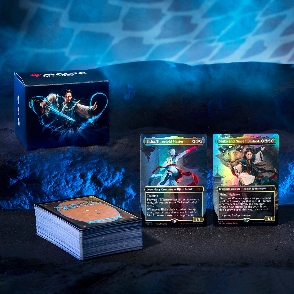 Magic: The Gathering Tarkir Dragonstorm Temur Roar deck—colorful Chaos and big plays.