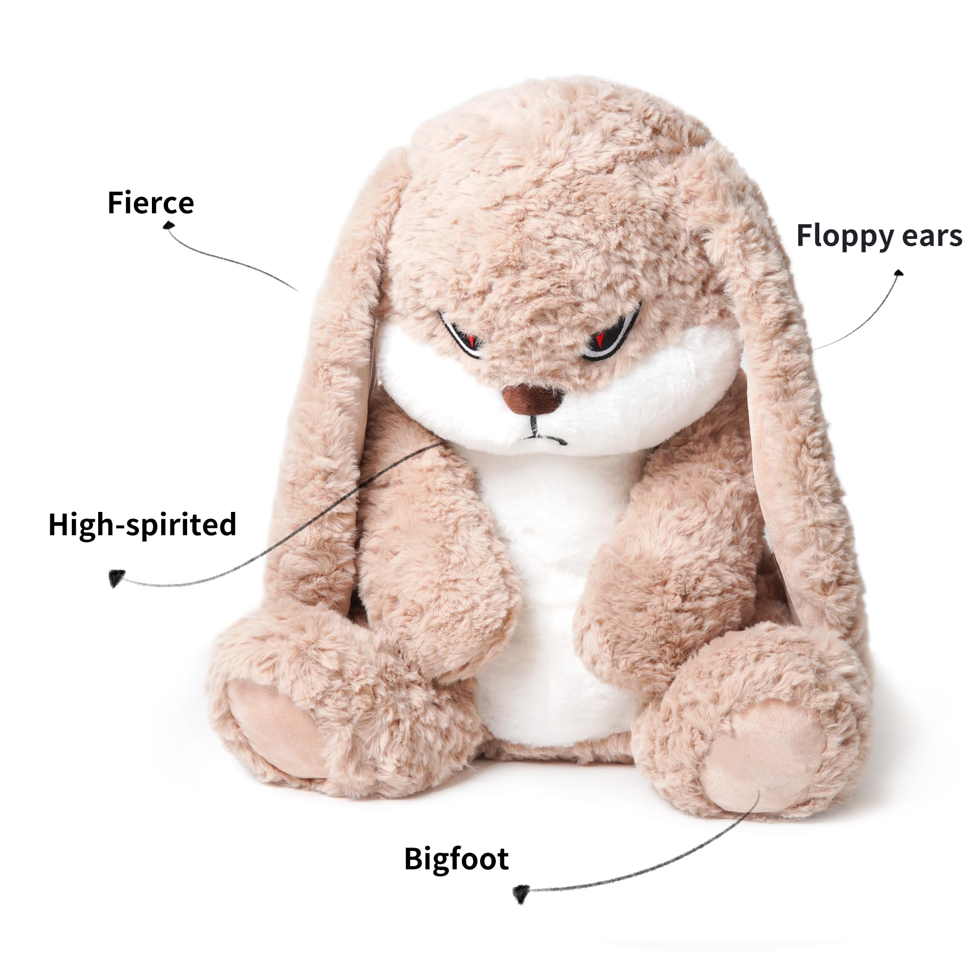 Magic Lion bunny plush cuddle-ready companion for play or sleep