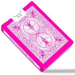 Magic Makers Pink Bicycle Deck Jokers feature classic Bicycle imagery in pink.