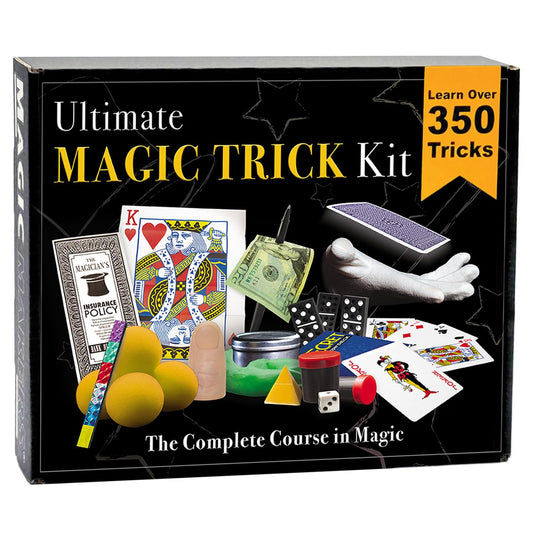 Magic Makers Ultimate Trick Kit front cover shows vibrant box art for aspiring magicians