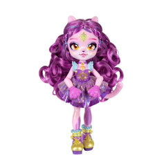 Magic Mixies Catlyn star gem forehead detail and charm.