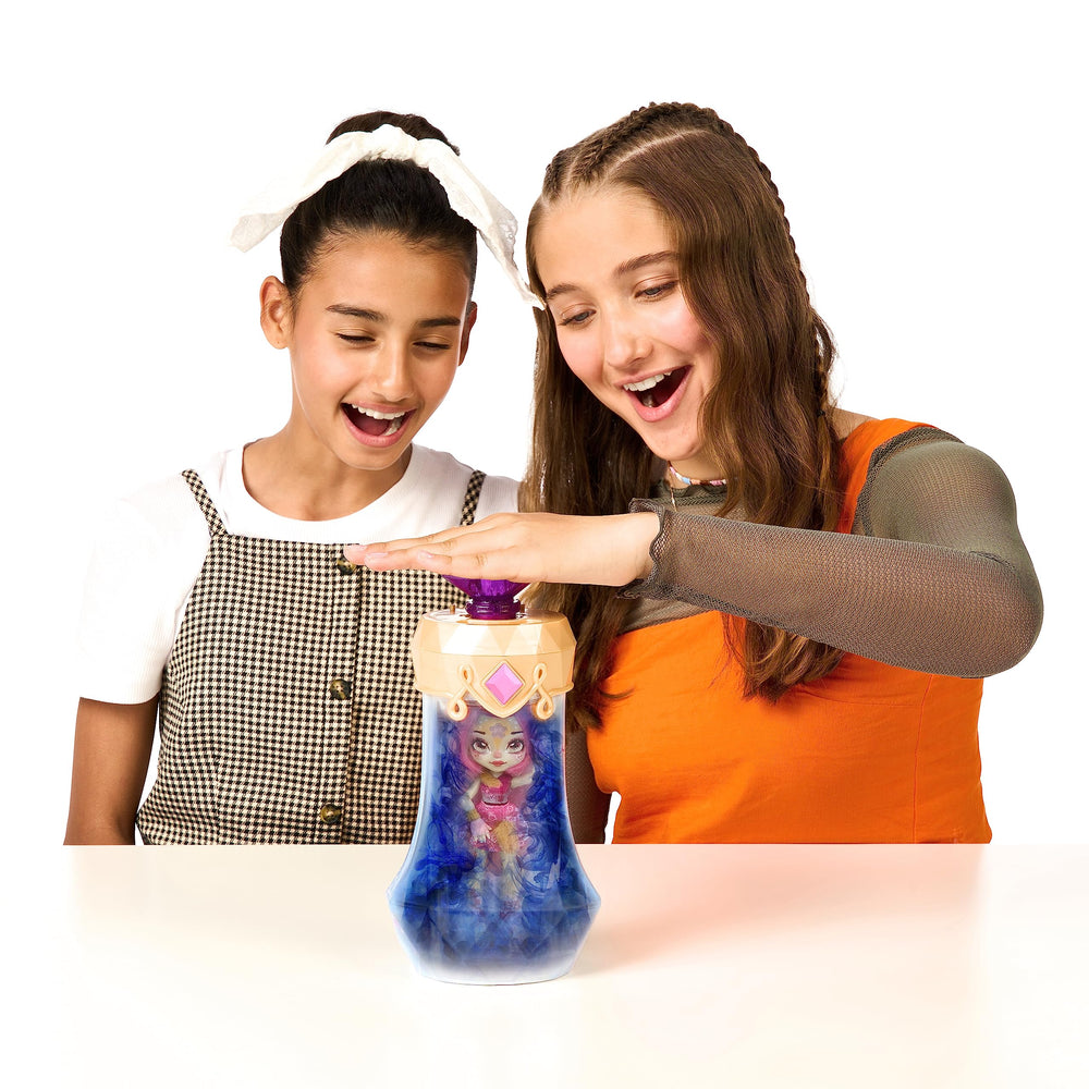 Magic Mixies potion bottle top triggers the reveal action.