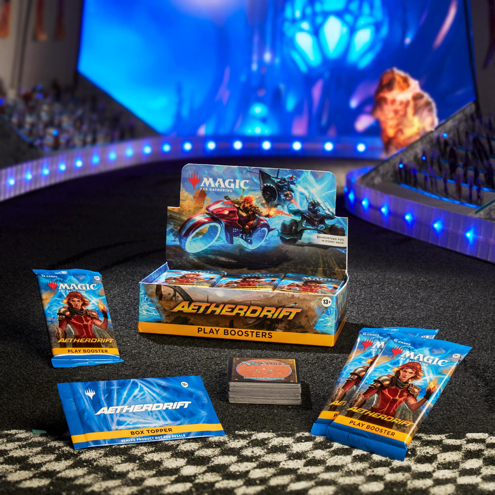 Magic: The Gathering Aetherdrift rare or higher cards offer powerful drafting options.