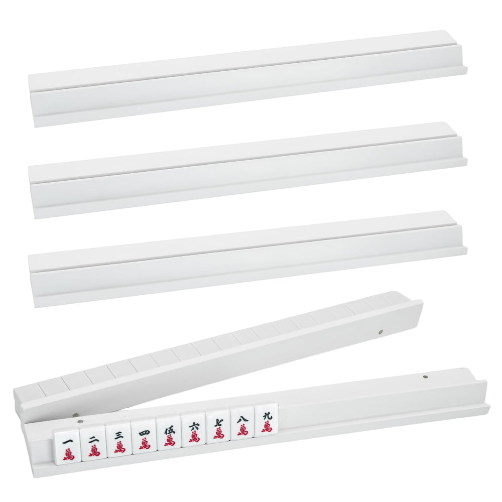Magic Sewing Machine mahjong rack with magnetic pusher for secure gameplay