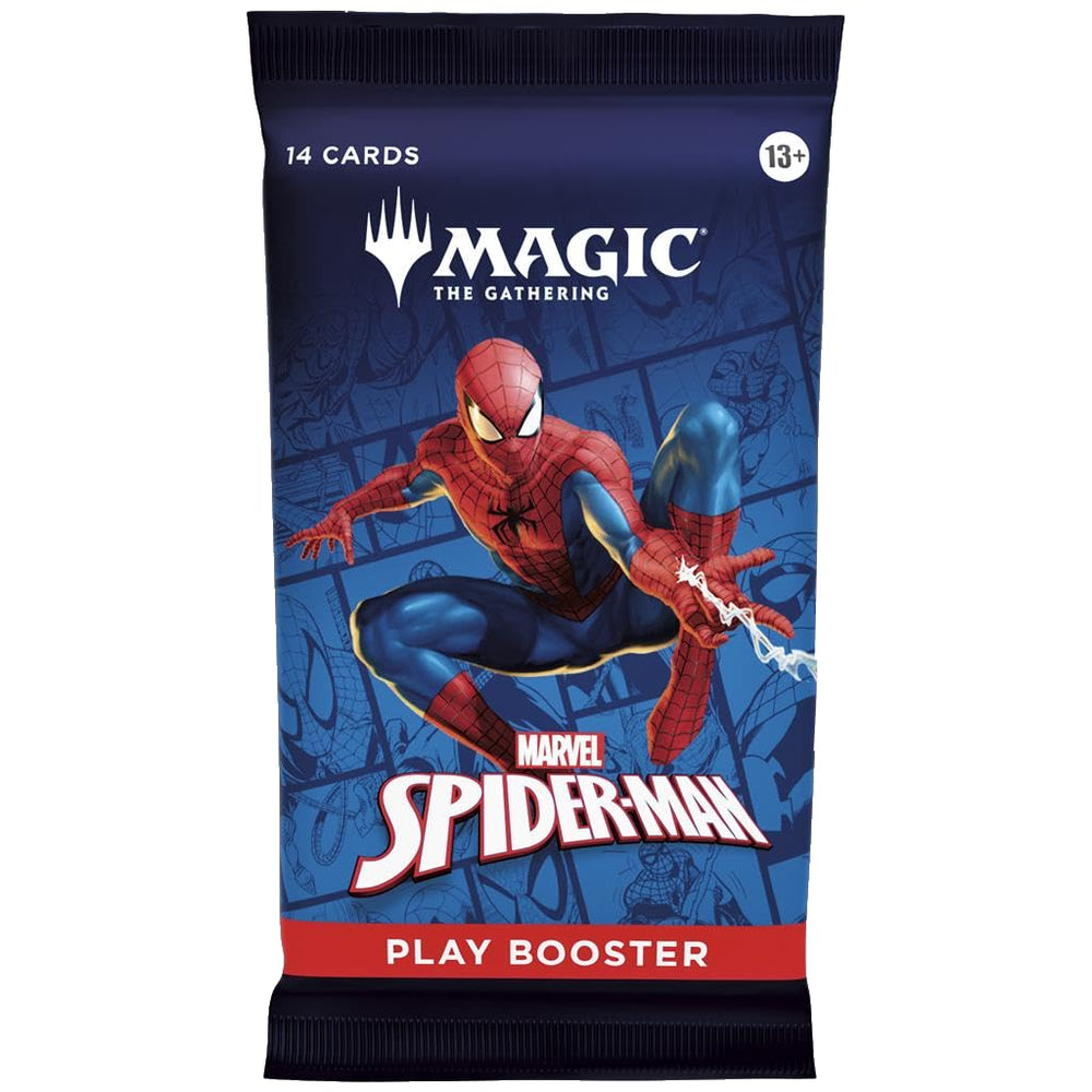 Magic Spider-Man prerelease dice included for life tracking and multiplayer play
