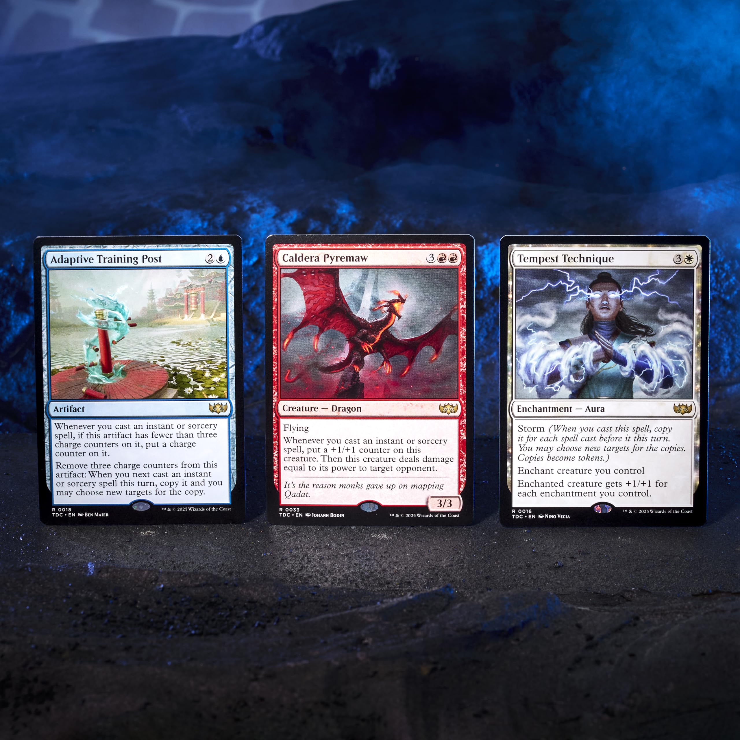 Strategy insert to guide early turns and deck synergies for Jeskai Striker