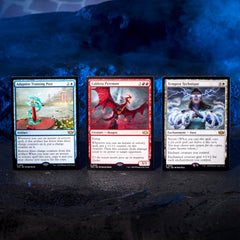 Strategy insert to guide early turns and deck synergies for Jeskai Striker