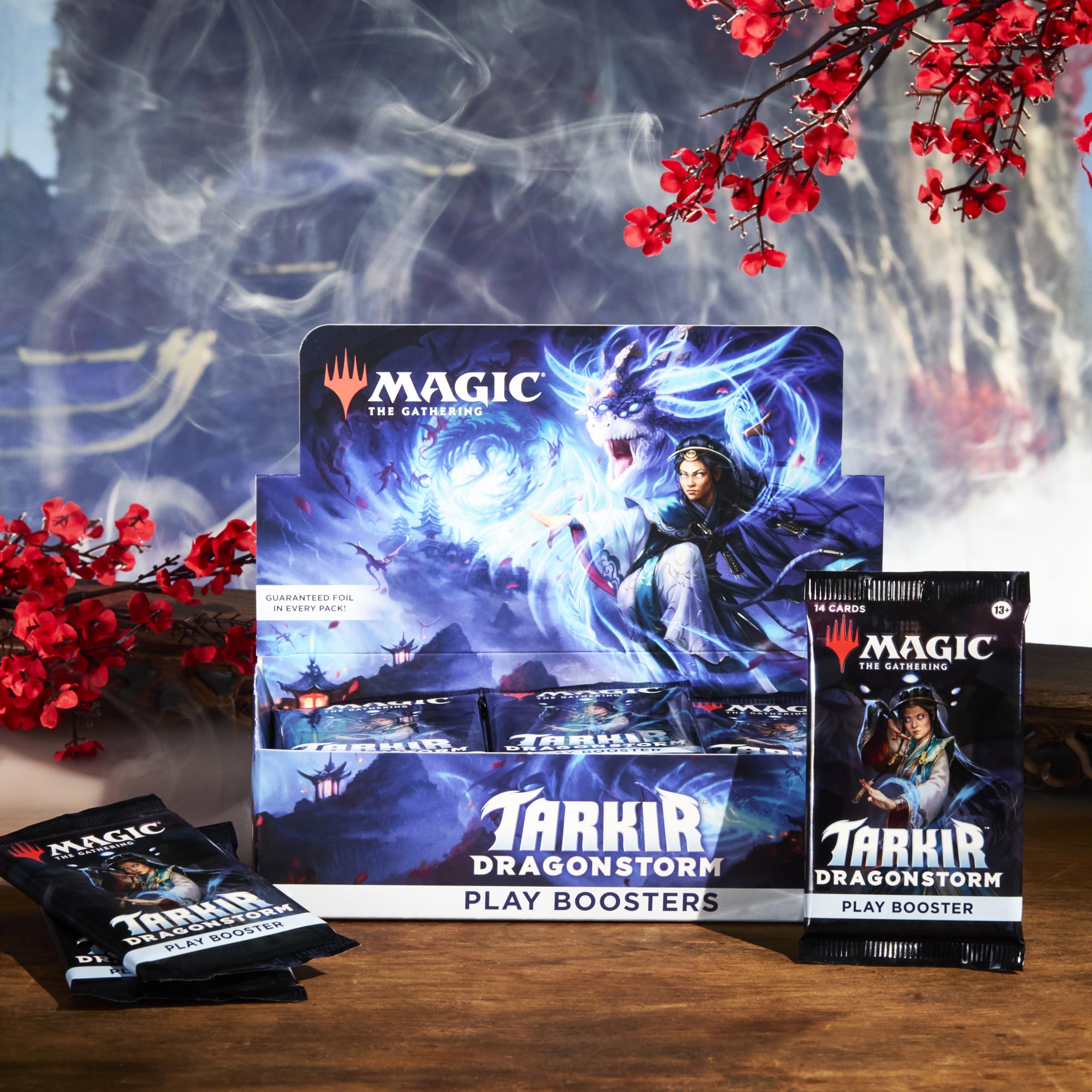 Magic: The Gathering Tarkir Dragonstorm art card feature from select boosters.
