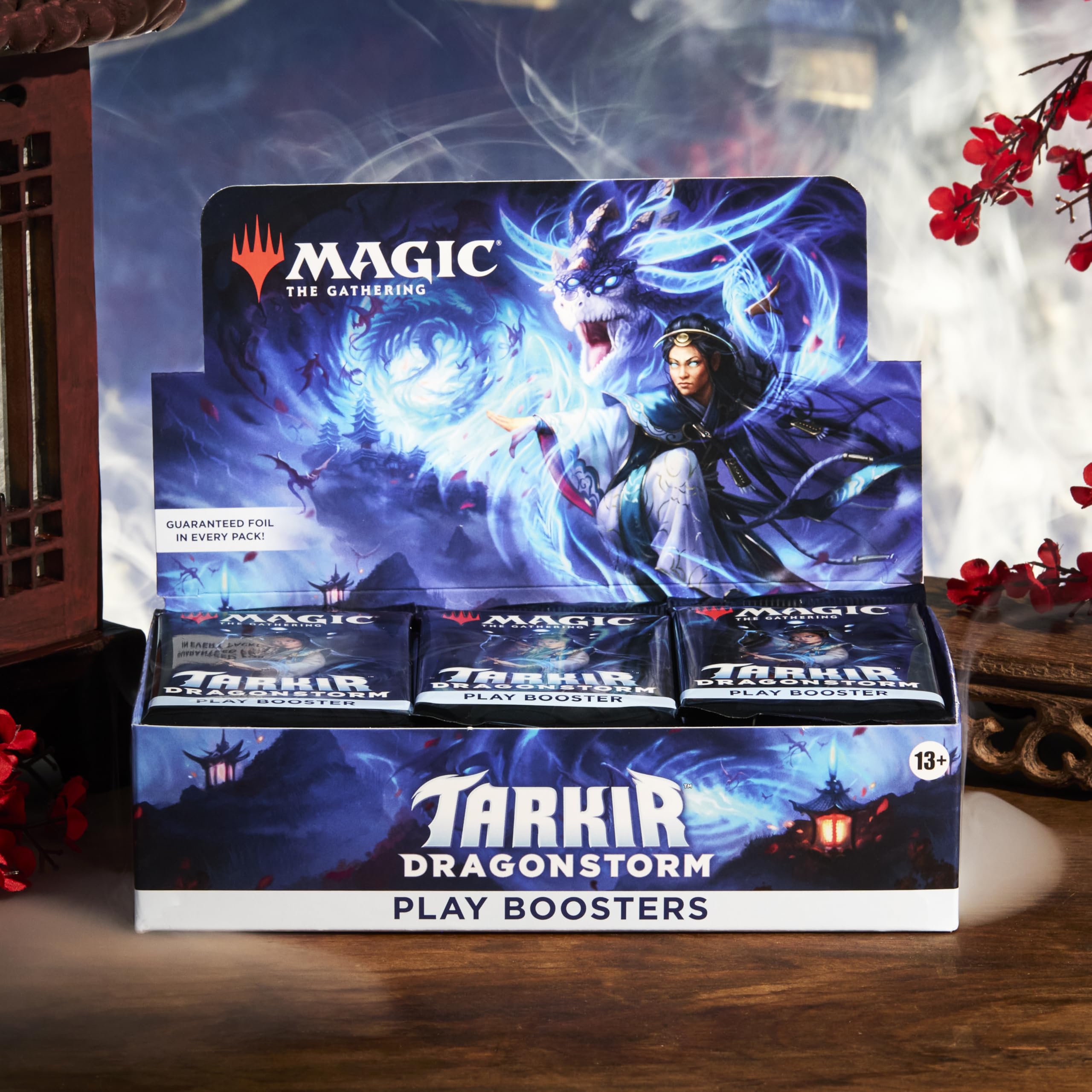 Magic: The Gathering Tarkir Dragonstorm booster contents shown for quick deck building.
