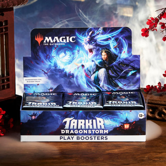 Magic: The Gathering Tarkir Dragonstorm booster contents shown for quick deck building.