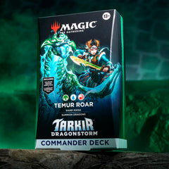 Magic: The Gathering Tarkir Dragonstorm Collector Booster sample highlights collectible alt-border cards.