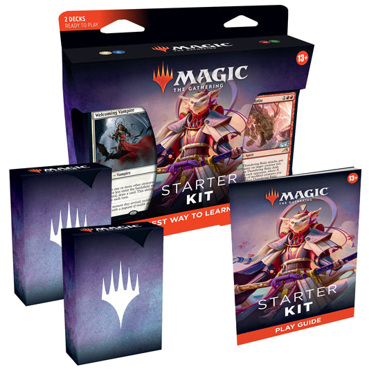 Magic: The Gathering 2022 Starter Kit deck boxes for easy transport.