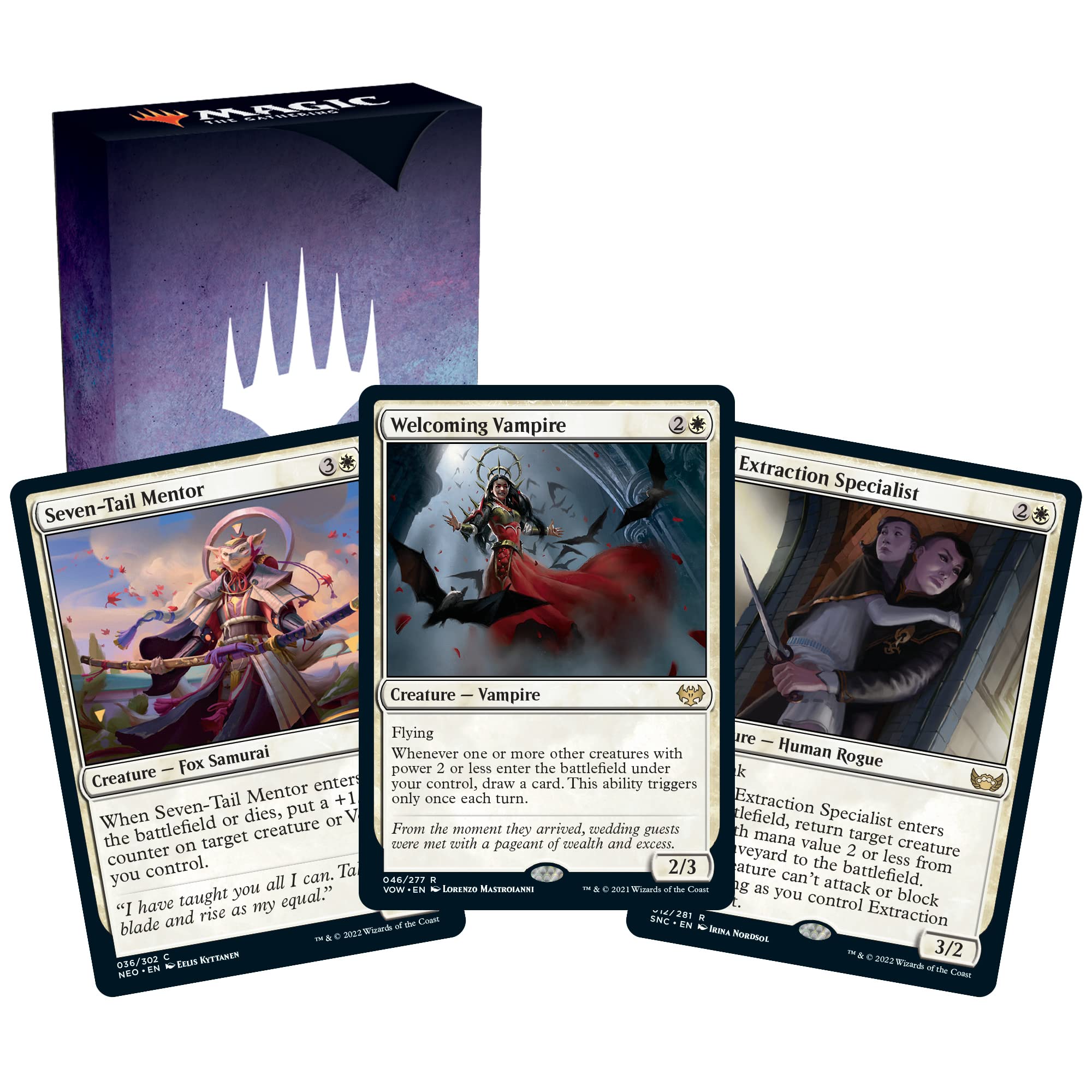 Magic: The Gathering starter guide booklet for quick familiarization.