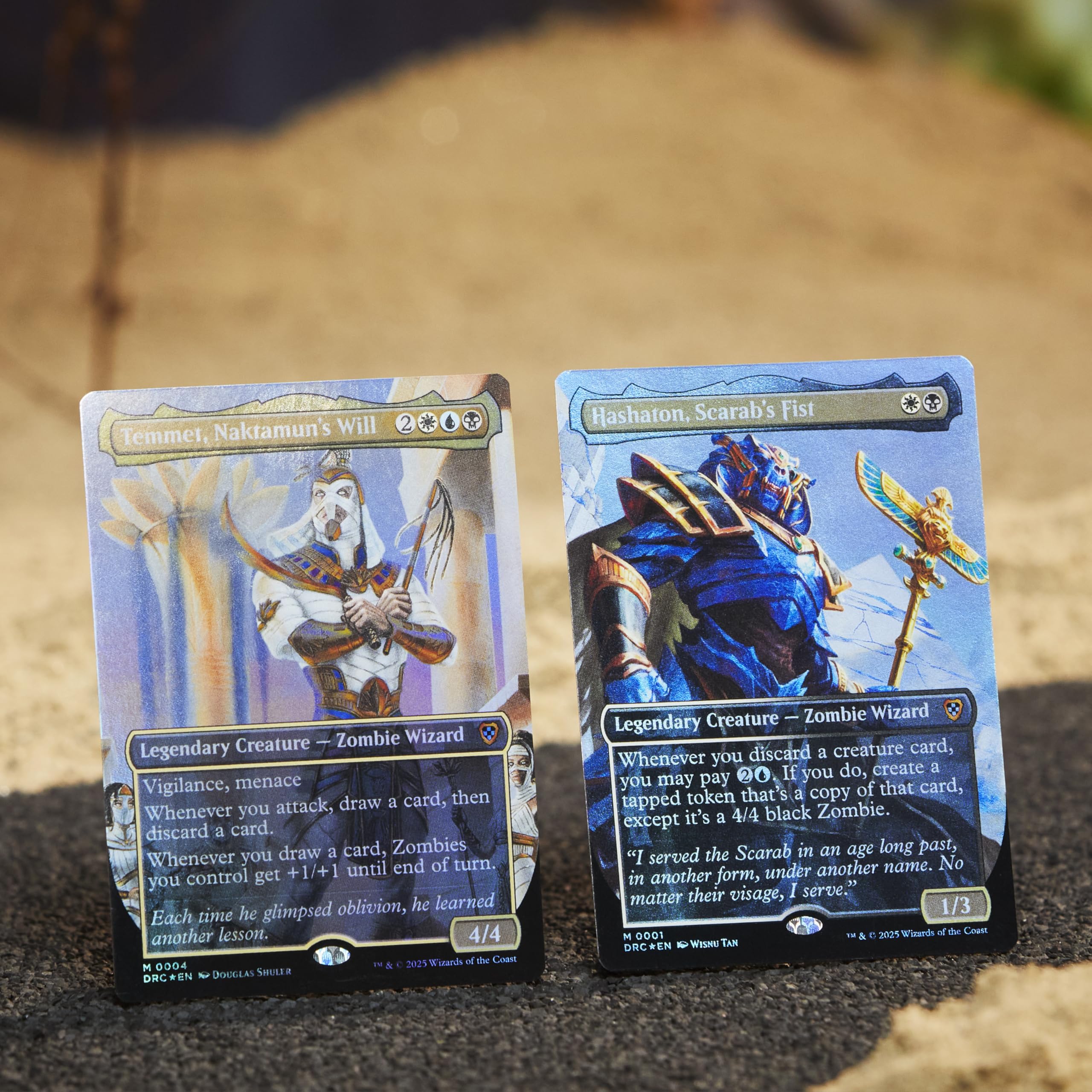 Magic: The Gathering Eternal Might collector booster pack shows rare or higher cards.