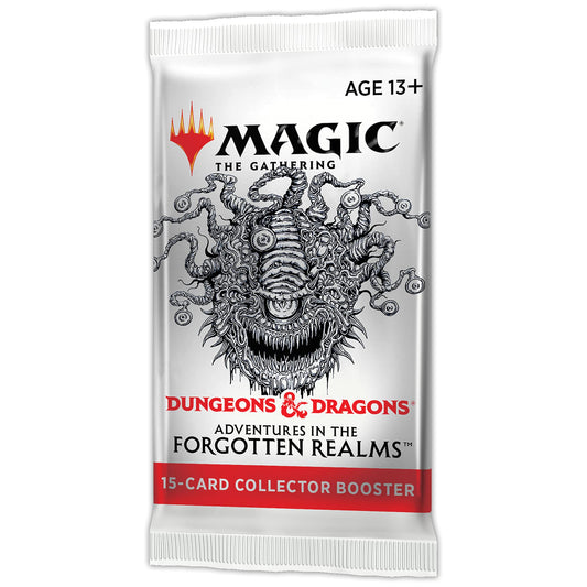 Magic: The Gathering AFR borderless showcase cards on bright foil backgrounds.