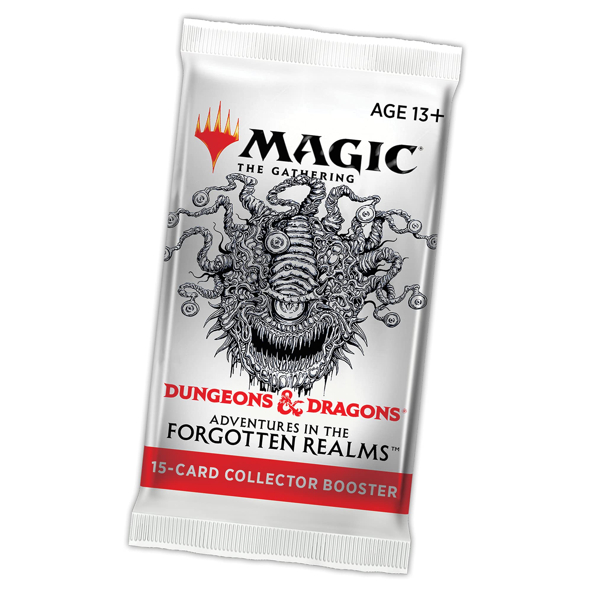 Magic: The Gathering AFR extended art cards with vivid larger images.