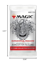 Magic: The Gathering AFR pack layout shows contents for quick picks.
