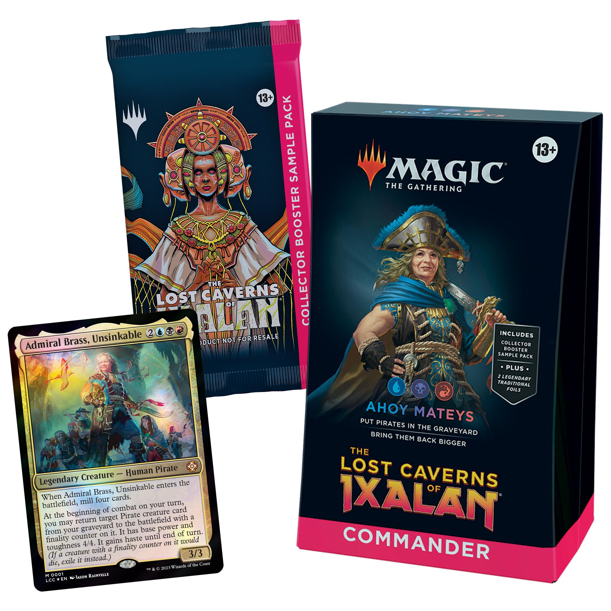 Magic: The Gathering Ahoy Mateys foil-etched display commander with premium collectible look.