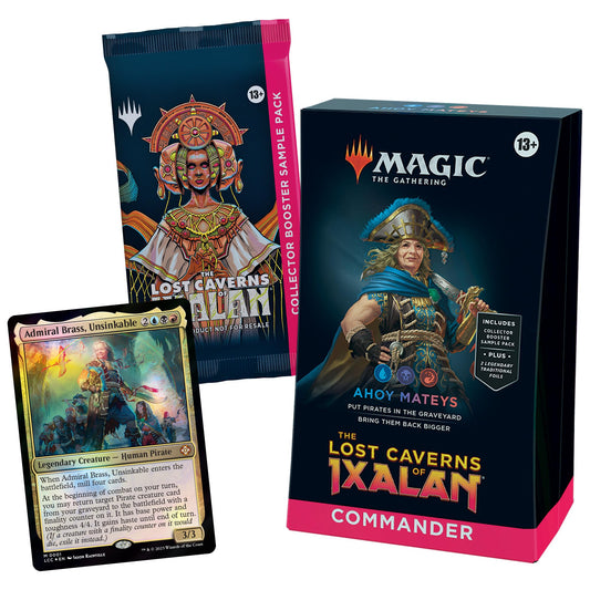 Magic: The Gathering Ahoy Mateys foil-etched display commander with premium collectible look.
