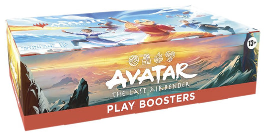 Magic: The Gathering Avatar Last Airbender booster box interior art promotes exciting deck building.