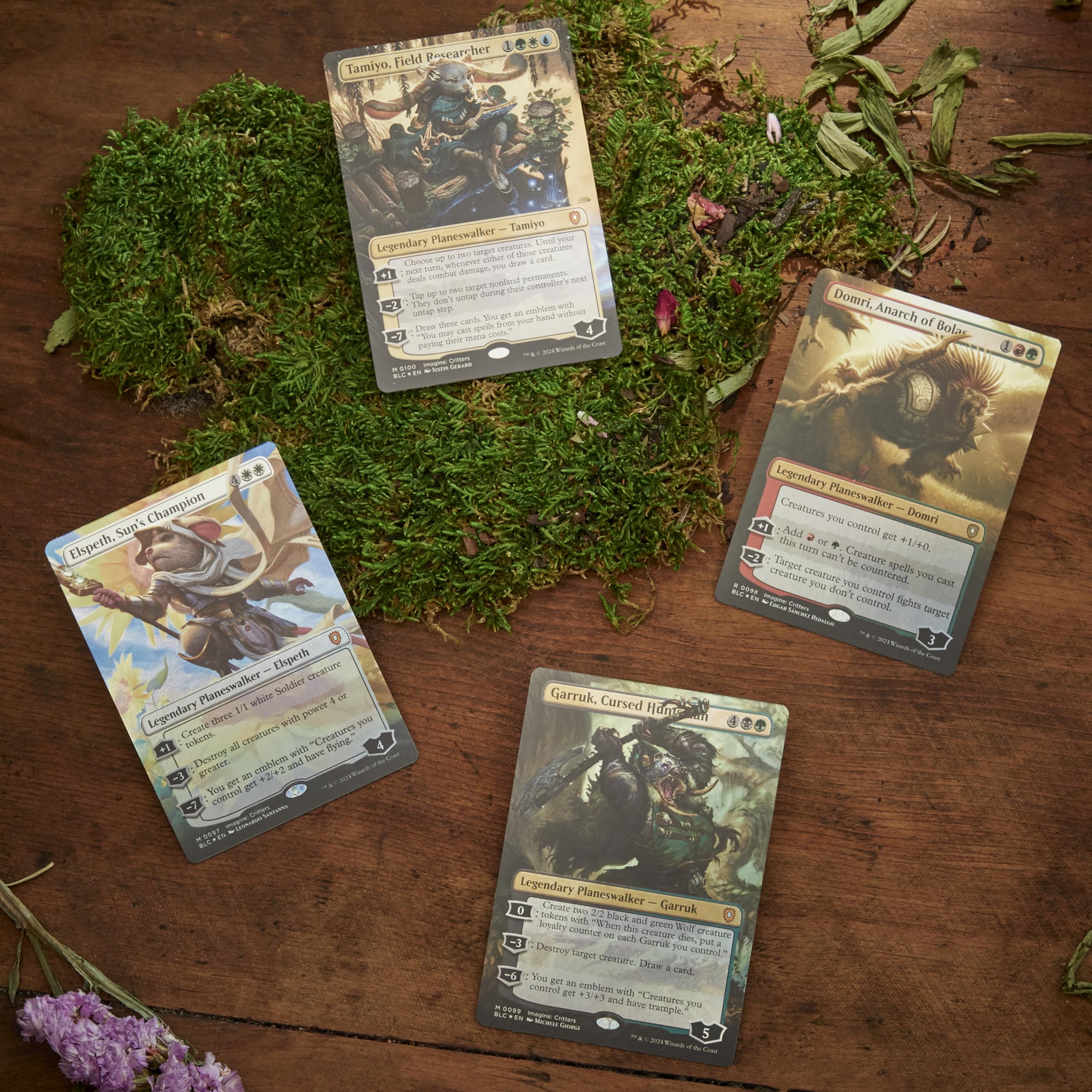 Magic: The Gathering Bloomburrow bundle packaging showcases four decks in one convenient set.