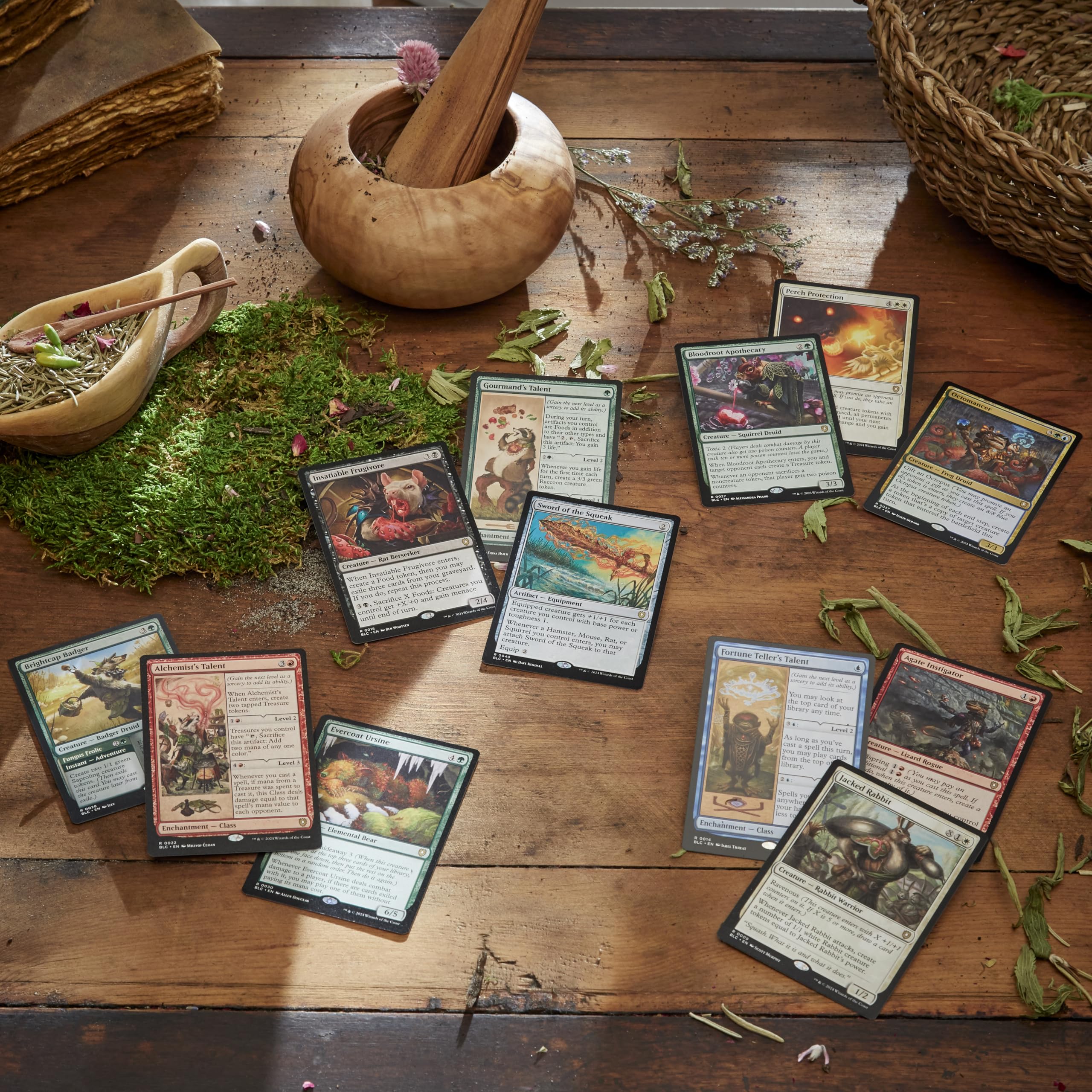 Magic: The Gathering Bloomburrow Collector Booster Sample Pack captures rare alt-border thrills.
