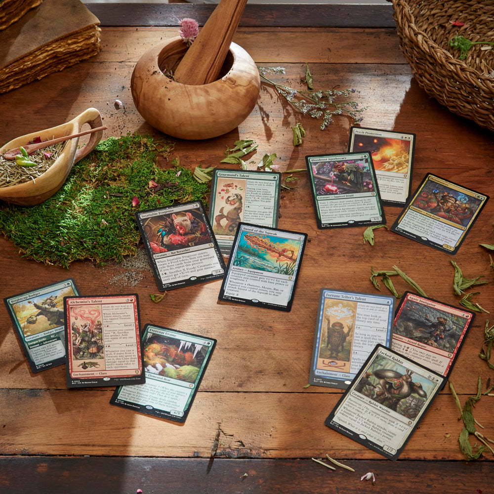 Magic: The Gathering Bloomburrow Collector Booster Sample Pack captures rare alt-border thrills.
