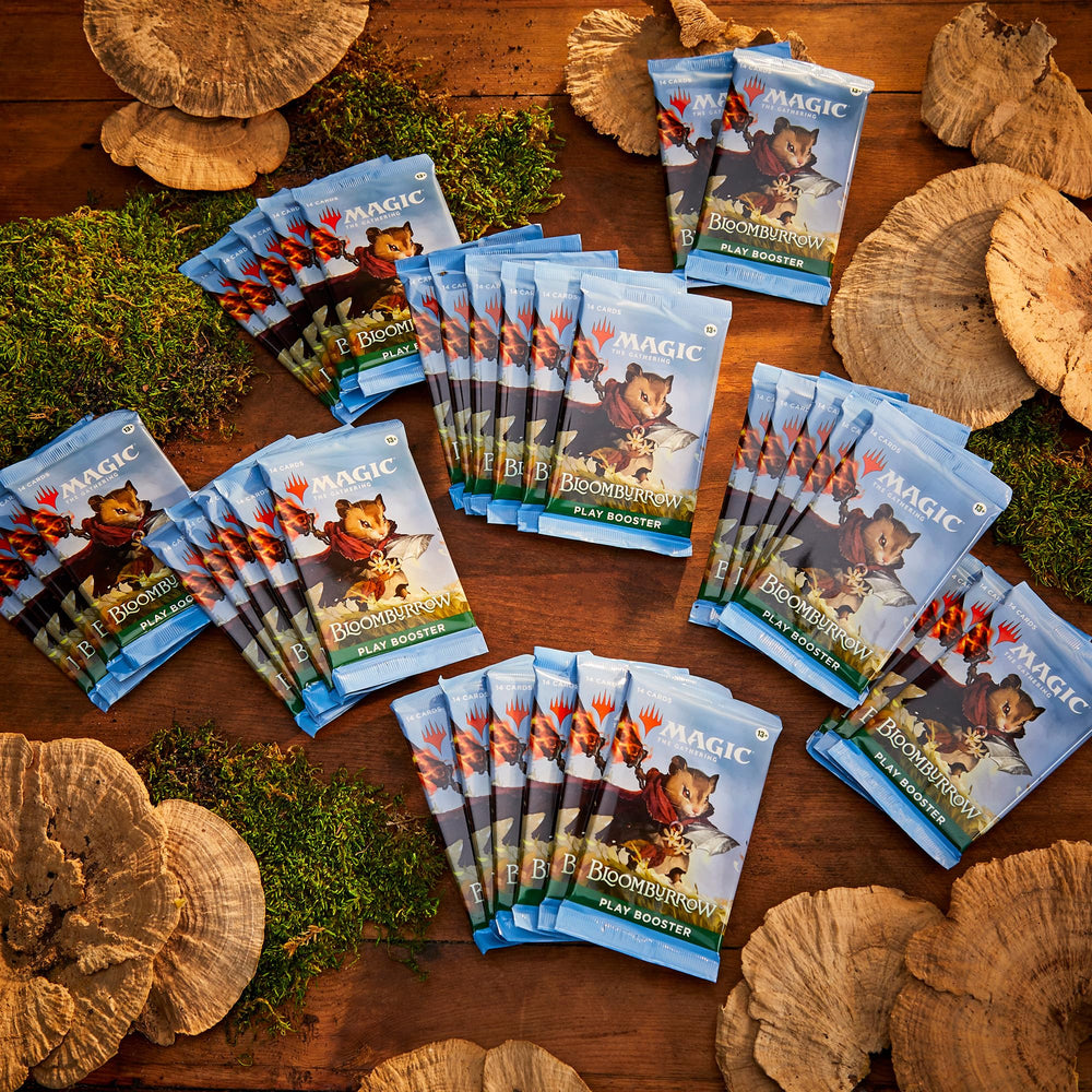 Magic: The Gathering Bloomburrow pack details show potential rares and art cards