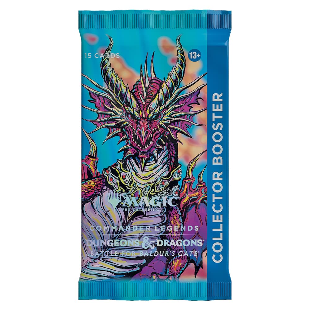Magic: The Gathering Commander Legends Baldur's Gate booster pack front artwork