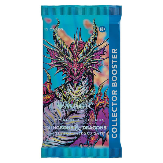 Magic: The Gathering Commander Legends Baldur's Gate booster pack front artwork