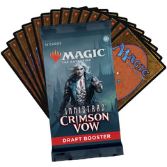 Magic: The Gathering Draft booster interior shows Rare or Mythic and Uncommons.