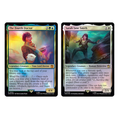 Magic: The Gathering Doctor Who foil-etched display commander with standout artwork.