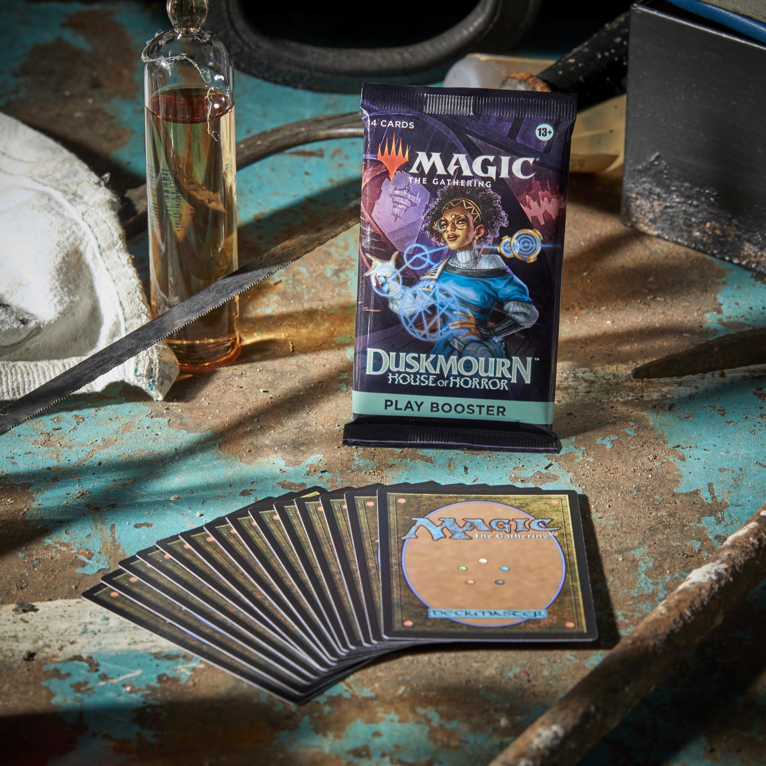 Magic: The Gathering Duskmourn foil card highlight with shimmering finish