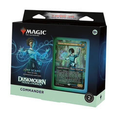 Magic: The Gathering Duskmourn Jump Scare deck box ready for quick, engaging play.